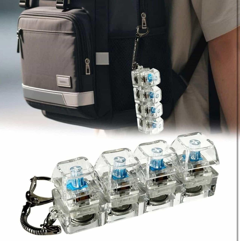 Keyboard Fidget Keychain